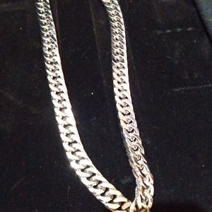 22" Stainless steel Men's Cuban chain